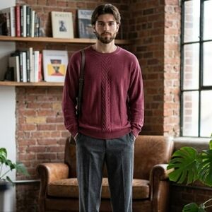 Vintage Yves Saint Laurent Cotton Sweater Size M